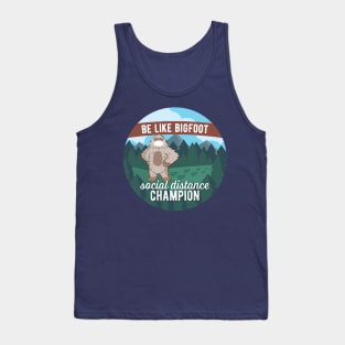 Social Distance Bigfoot Tank Top